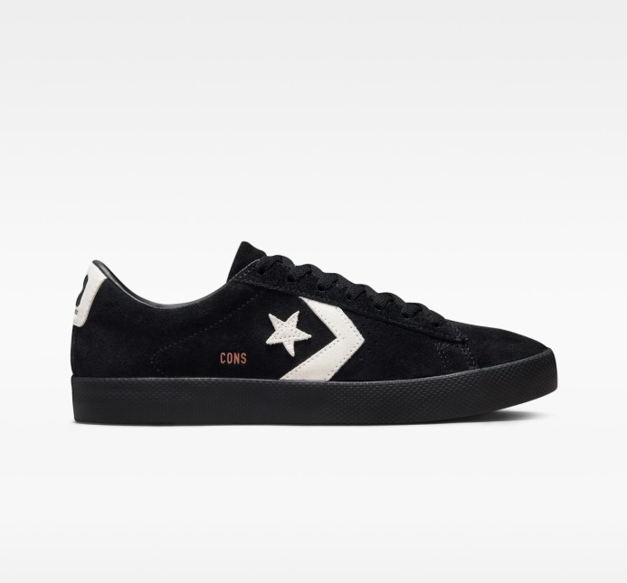 Black/egret Converse Pro Leather Vulc Pro Low Top