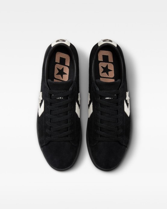 Black/egret Converse Pro Leather Vulc Pro Low Top
