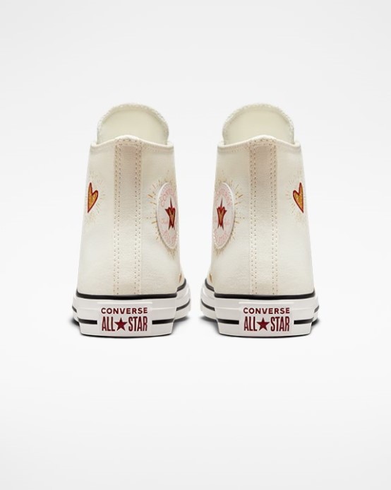 Converse Chuck Taylor All Star Valentines Day High Top Vintage White/white