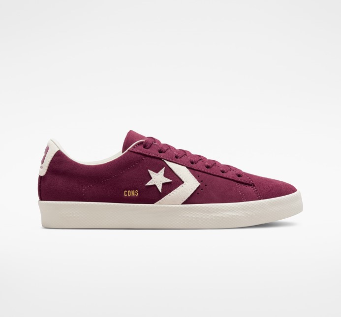 Converse Pro Leather Vulc Pro Low Top Cherry Vision/egret