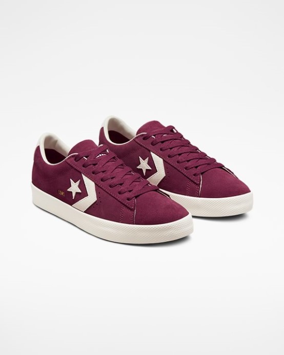 Converse Pro Leather Vulc Pro Low Top Cherry Vision/egret