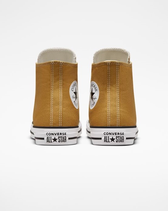 Chuck Taylor All Star Sezónna Farba Vysoký Top Spálený Med Konverzovať