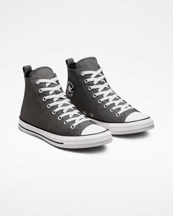 Chuck Taylor All Star Workwear Textúry Vysoký Vrch Converse Cyber Sivá/lunárna Sivá/čierna