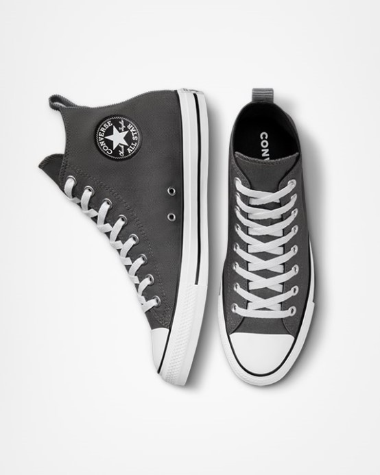 Chuck Taylor All Star Workwear Textúry Vysoký Vrch Converse Cyber Sivá/lunárna Sivá/čierna