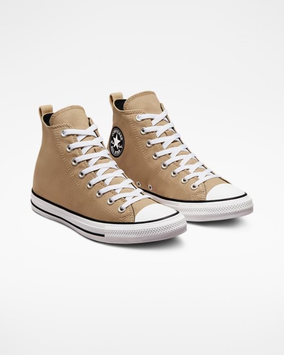 Nomad Khaki/ovsené Mlieko/čierna Chuck Taylor All Star Workwear Textúry Vysoký Vrch Converse