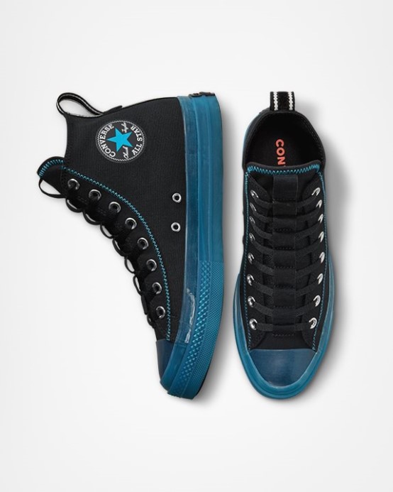 Black/dial Up Blue/white Converse Chuck Taylor All Star Cx Explore High Top