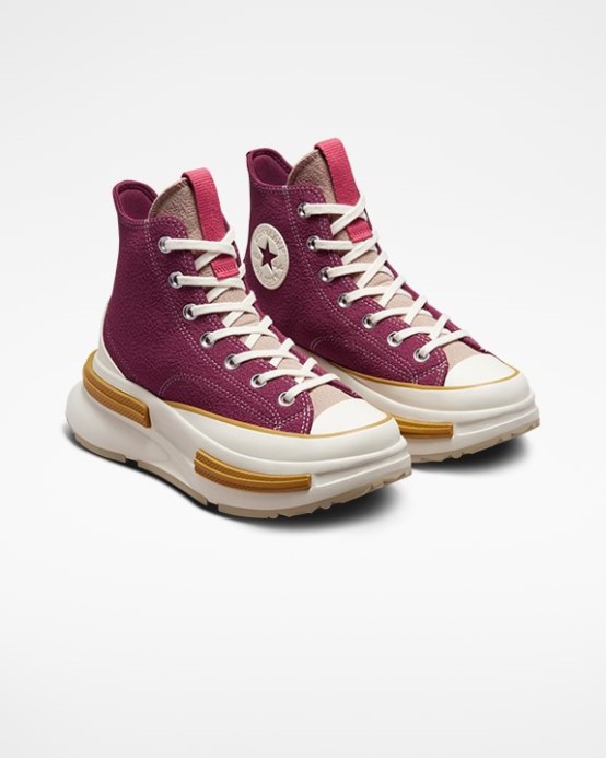 Run Star Legacy Cx Workwear Textil Vysoký Top Cherry Vision/beach Stone Converse