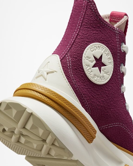 Run Star Legacy Cx Workwear Textil Vysoký Top Cherry Vision/beach Stone Converse