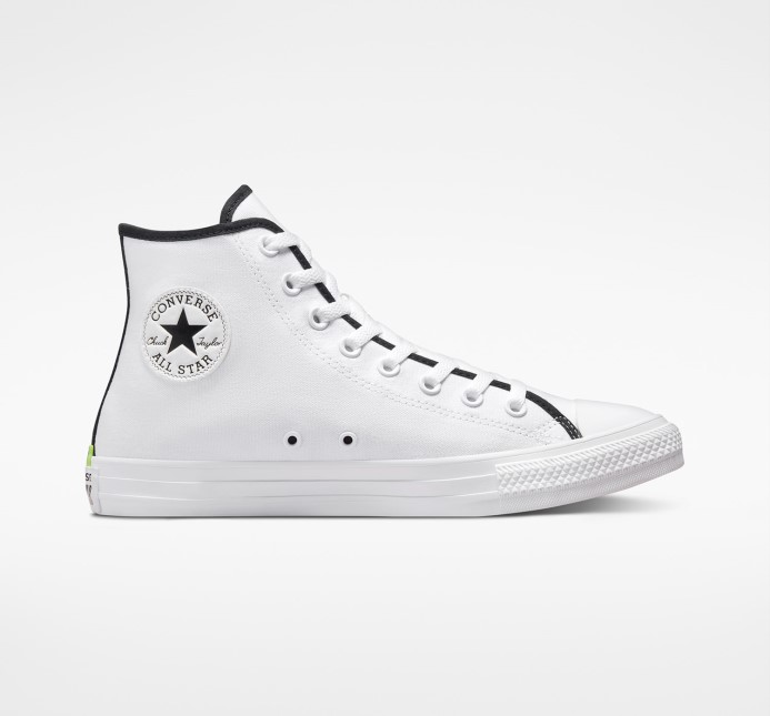 Chuck Taylor All Star Logo Koláž Vysoký Top Converse White/black/green Beam