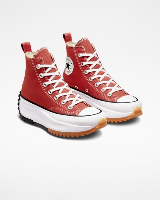 Rebarborový Koláč/biela/čierna Run Star Hike Sezónna Farba Vysoký Vrch Converse