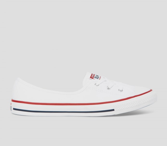 Converse White Chuck Taylor All Star Elegantná Baletná čipka Slip