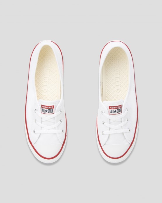 Converse White Chuck Taylor All Star Elegantná Baletná čipka Slip