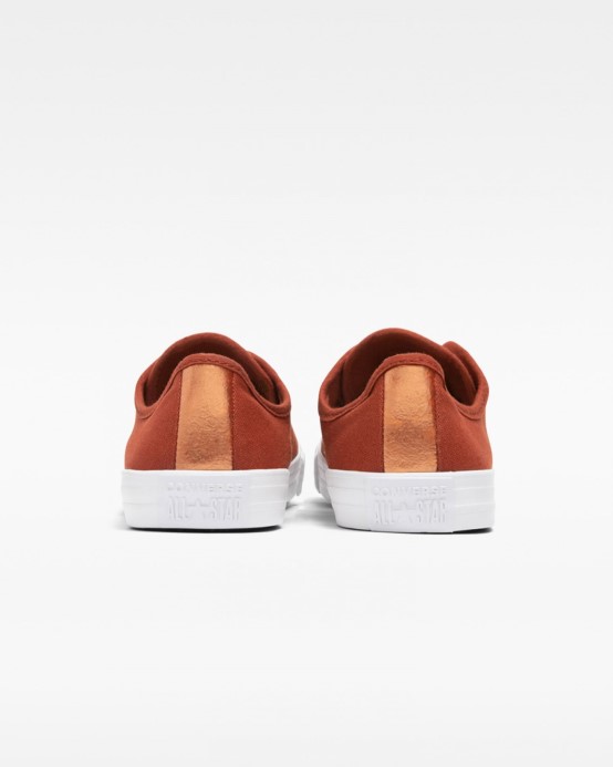 Converse Chuck Taylor All Star Elegantný Les Glam Nízky Top Robustný Oranžovo/bielo/medený