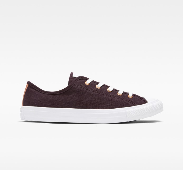 Chuck Taylor All Star Deinty Forest Glam Low Top čierna čerešňa/biela/meď Converse