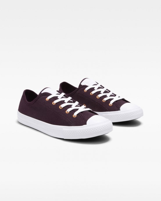 Chuck Taylor All Star Deinty Forest Glam Low Top čierna čerešňa/biela/meď Converse