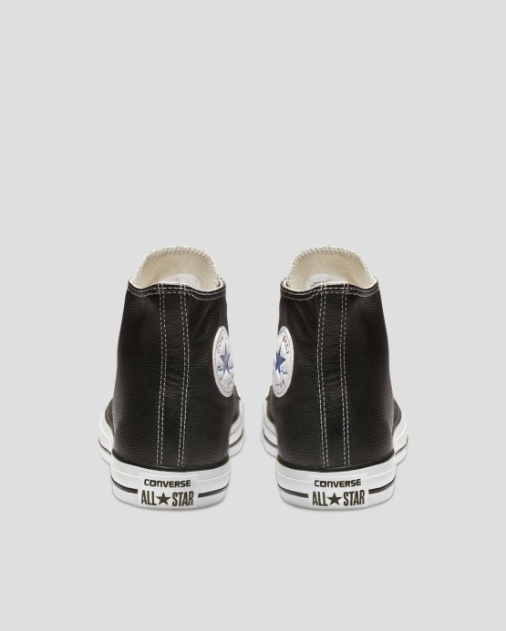čierny Kožený Vrchný Diel Converse Skľučovadlo Taylor All Star