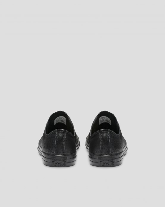 čierne Mono Skľučovadlo Taylor All Star Kožené Nízke Converse