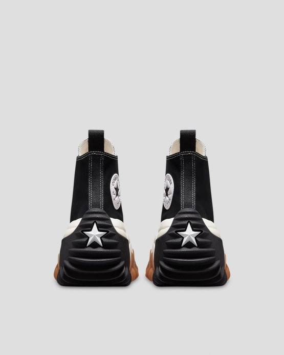 Converse Black/white/gum Honey Run Star Motion Platforma Vysoký Top