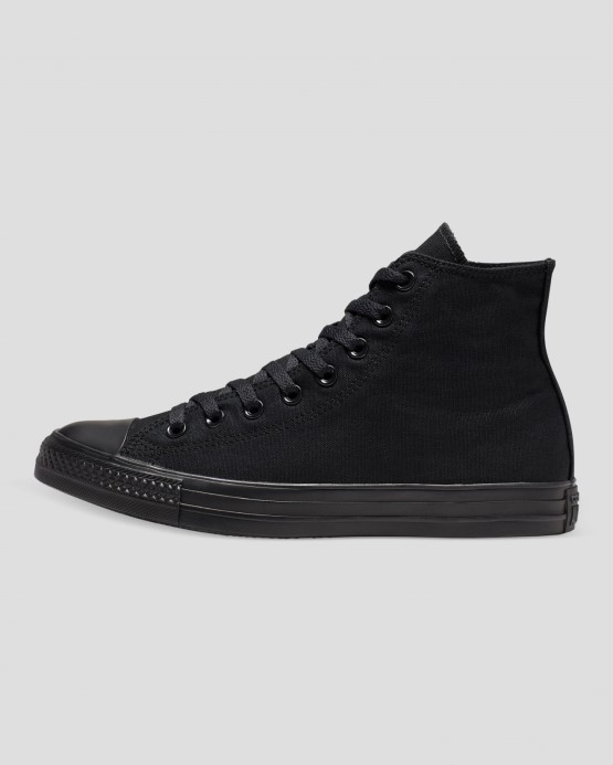 Chuck Taylor All Star Klasická Farba Vysoký Vrch Converse čierny Mono