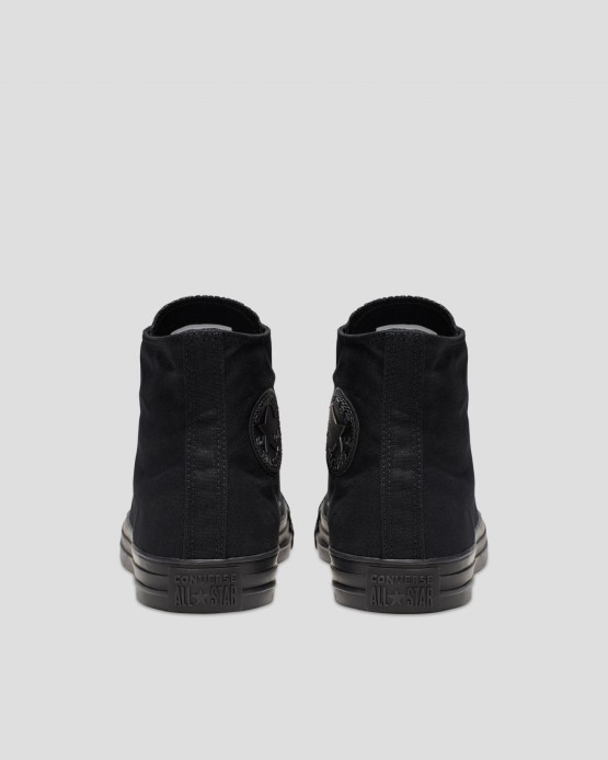 Chuck Taylor All Star Klasická Farba Vysoký Vrch Converse čierny Mono