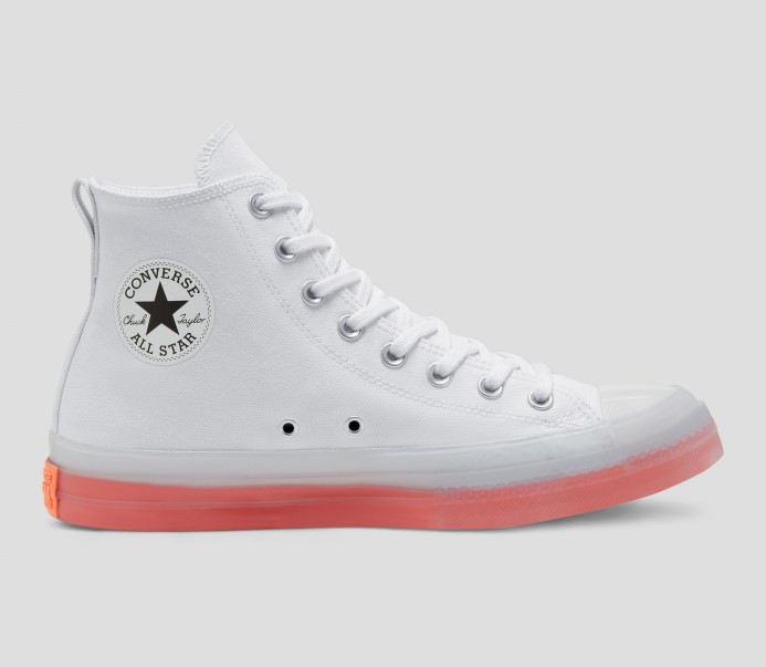 Converse Biela/číra/divoké Mango Skľučovadlo Taylor All Star Cx Vysoký Top