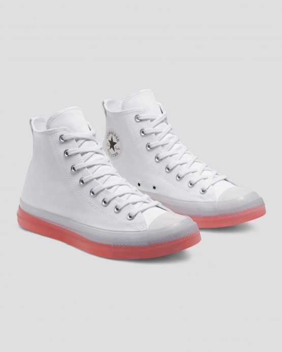 Converse Biela/číra/divoké Mango Skľučovadlo Taylor All Star Cx Vysoký Top