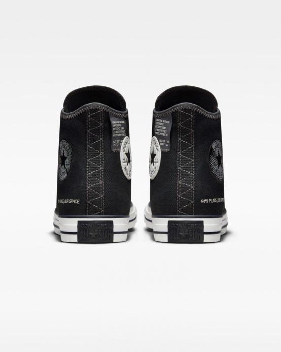 Converse Skľučovadlo Taylor All Star Future úžitkové Vysoké čierne/železo Sivo/biele