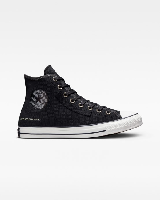 Converse Skľučovadlo Taylor All Star Future úžitkové Vysoké čierne/železo Sivo/biele