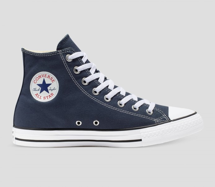 Modrá Converse Skľučovadlo Taylor All Star Klasická Farba Vysoký Top Námornícka