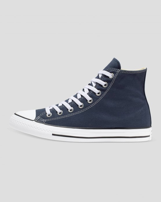 Modrá Converse Skľučovadlo Taylor All Star Klasická Farba Vysoký Top Námornícka