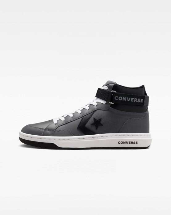 Converse Pro Blaze V2 Mid Iron Sivá/čierna/biela