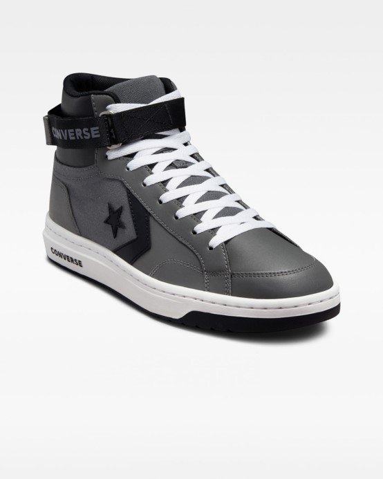 Converse Pro Blaze V2 Mid Iron Sivá/čierna/biela
