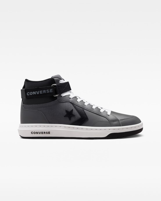 Converse Pro Blaze V2 Mid Iron Sivá/čierna/biela