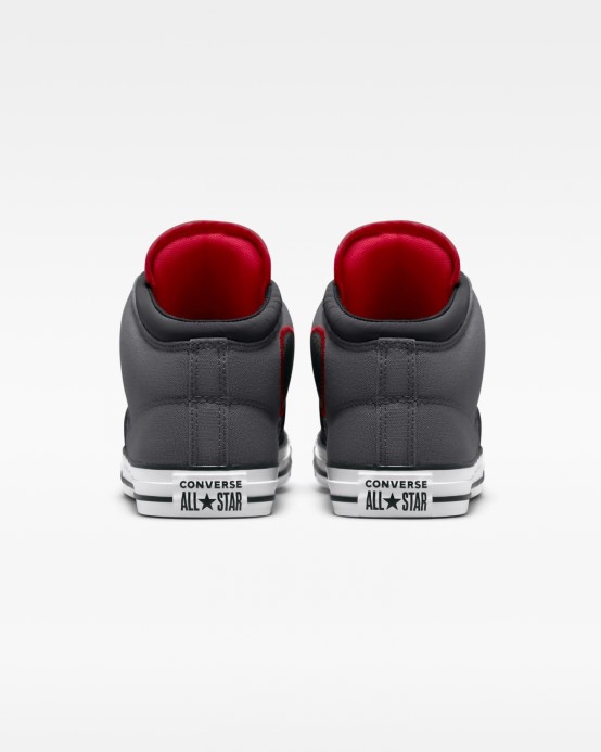 čierna/železná Sivá/červená Converse Skľučovadlo Taylor All Star High Street Reflexné Stred
