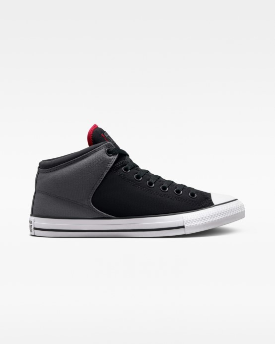 čierna/železná Sivá/červená Converse Skľučovadlo Taylor All Star High Street Reflexné Stred