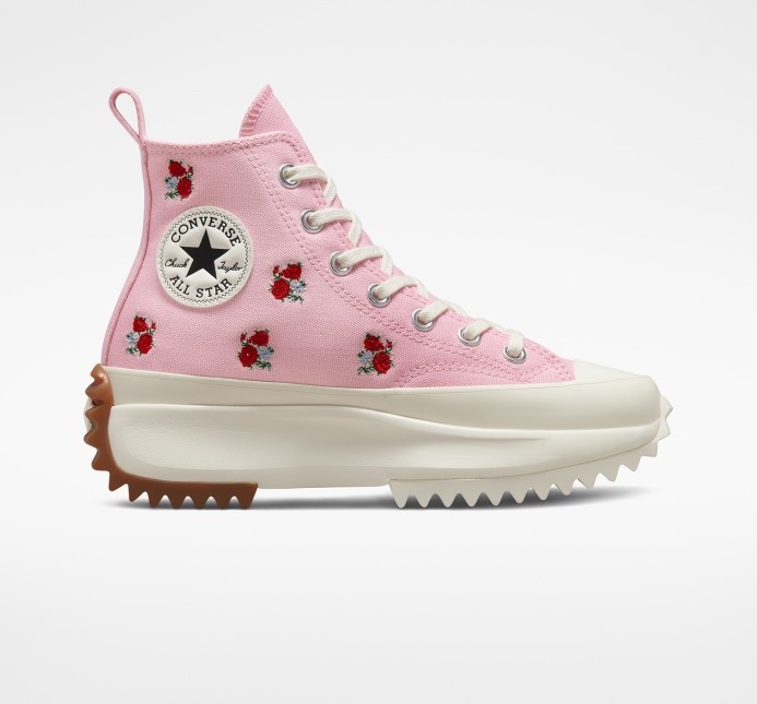 Východ Slnka Ružová/univerzitná červená/egret Converse Run Star Hike Gran-z Vysoký Top