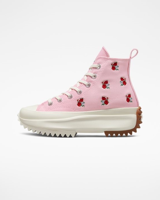 Východ Slnka Ružová/univerzitná červená/egret Converse Run Star Hike Gran-z Vysoký Top
