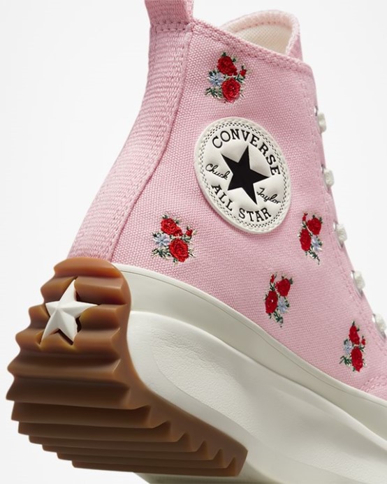 Východ Slnka Ružová/univerzitná červená/egret Converse Run Star Hike Gran-z Vysoký Top