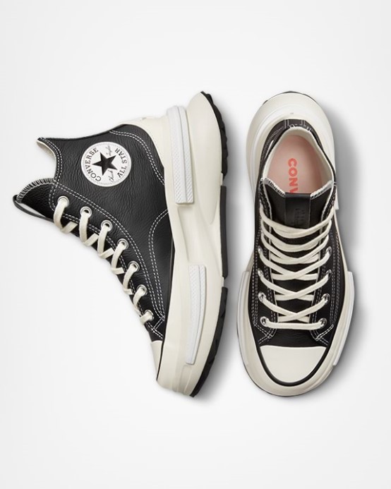Run Legacy Cx Kožený Vysoký Vrch Converse Black/white/egret