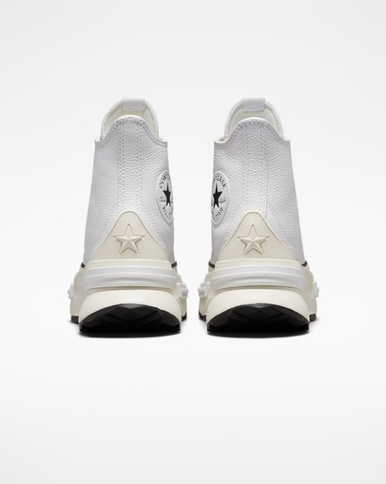 Biela/čierna/egret Run Legacy Cx Kožený Vysoký Vrch Converse