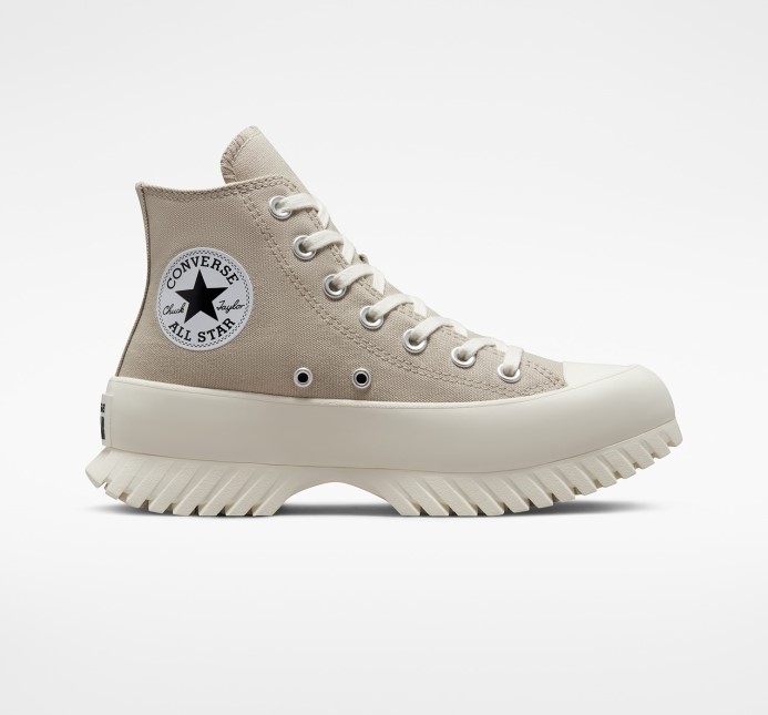 Plážový Kameň/volavka/čierna Vysoká Topánka Converse Chuck Taylor All Star Lugged 2.0