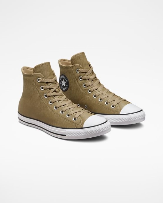 Chuck Taylor All Star Sezónna Koža Vysoká Vrchná Converse Pražená