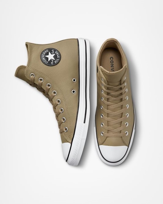 Chuck Taylor All Star Sezónna Koža Vysoká Vrchná Converse Pražená