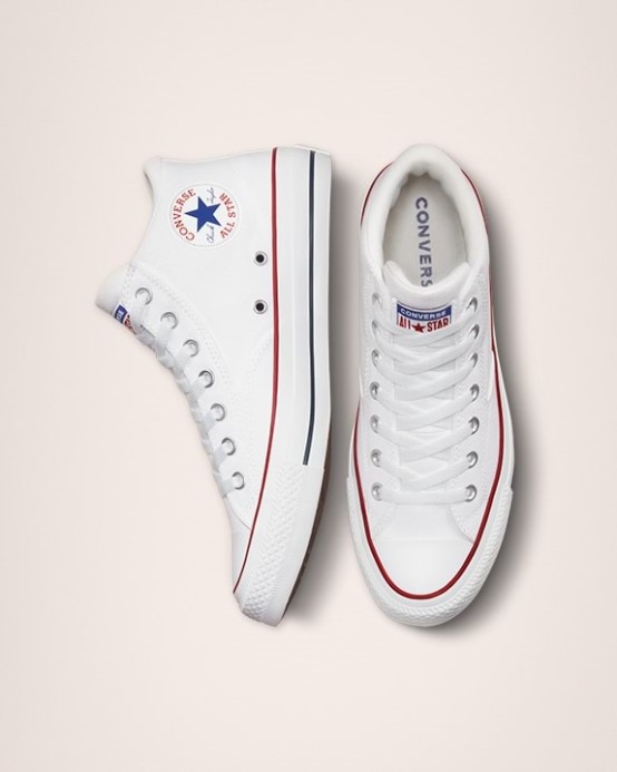 Converse Biela/červená/modrá Chuck Taylor All Star Malden Street Stred