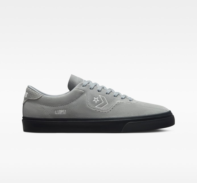 Cons Louie Lopez Pro Semišový Nízky Top Converse Jaseňový Kameň/biela/tmavo Dymovo Sivá