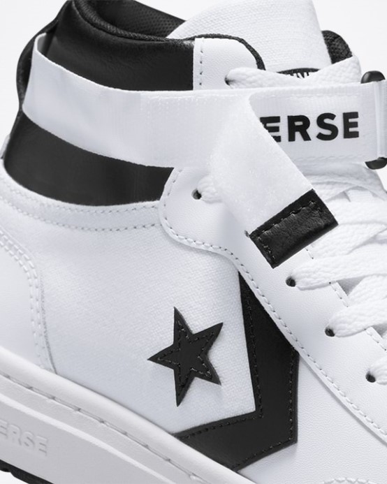 Converse White/black Pro Blaze Cup Odnímateľný Popruh Stred