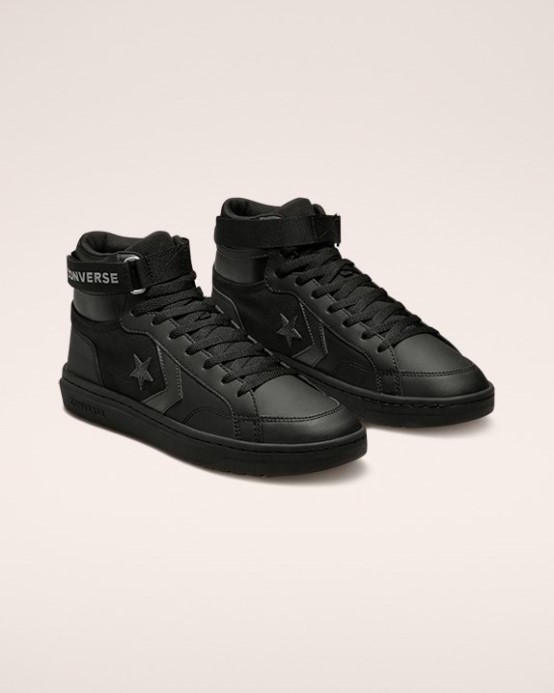 Converse Pro Blaze Cup Odnímateľný Popruh Mid Mono Black