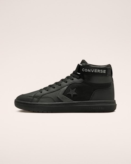 Converse Pro Blaze Cup Odnímateľný Popruh Mid Mono Black