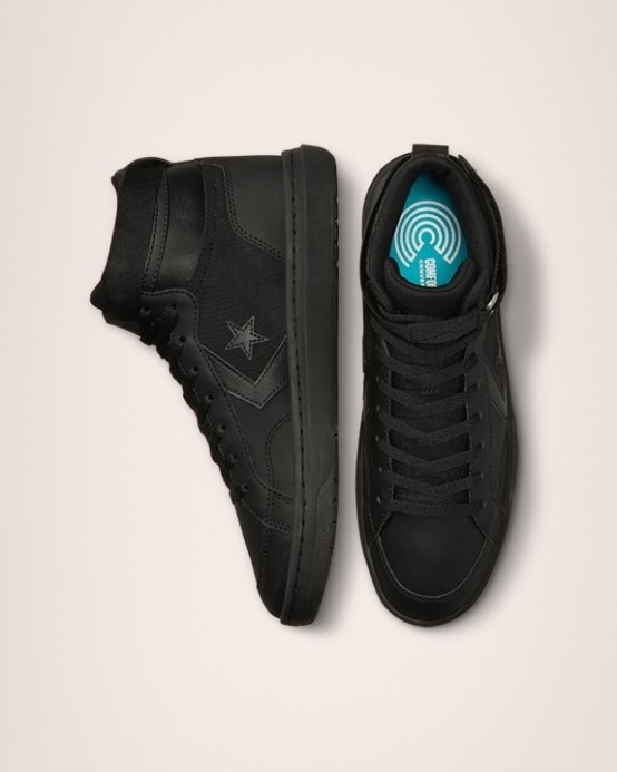Converse Pro Blaze Cup Odnímateľný Popruh Mid Mono Black