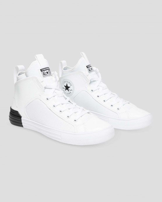Bielo/čierne Skľučovadlo Taylor All Star Ultra Mid Converse
